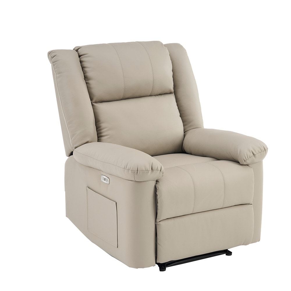 【国内即日発送】リクライニングチェア テーブル付き リクライニングソファ 1人掛け 電動 リクライニング ファブリック オットマン一体型 パーソナルチェアー 電動ソファ 耐圧分散 リクライニングチェア