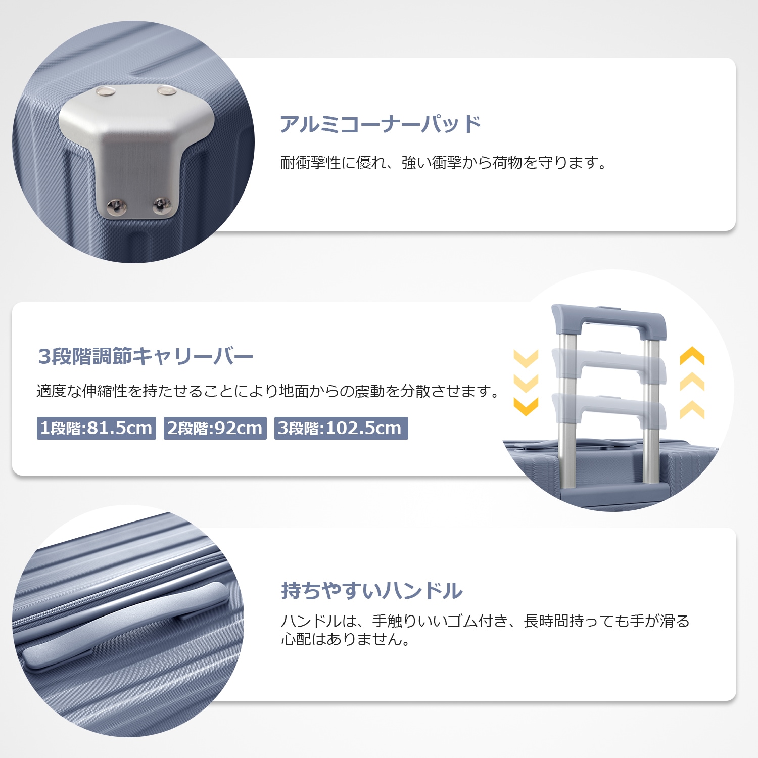 スーツケース Sサイズ キャリーケース キャリーバッグ Sサイズ ストッパー付き アルミコーナーパッド 2日~3日 大容量超軽量 軽い おしゃれ かわいいダブルキャスター小型 ファスナー suitc