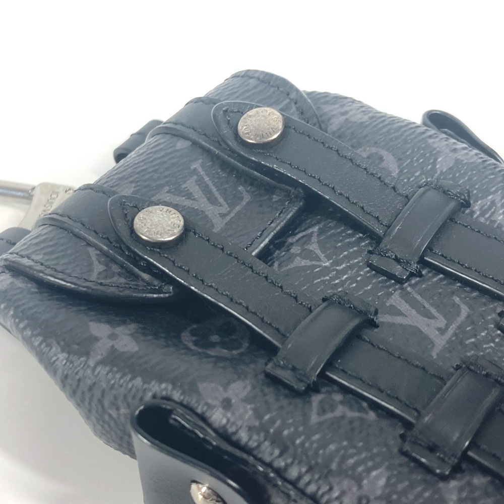 バッグチャーム M77166 ビジュー サック・ミニ クリストファー モノグラムエクリプス キーホルダー カバン リュック モノグラムエクリプスキャンバス ブラック