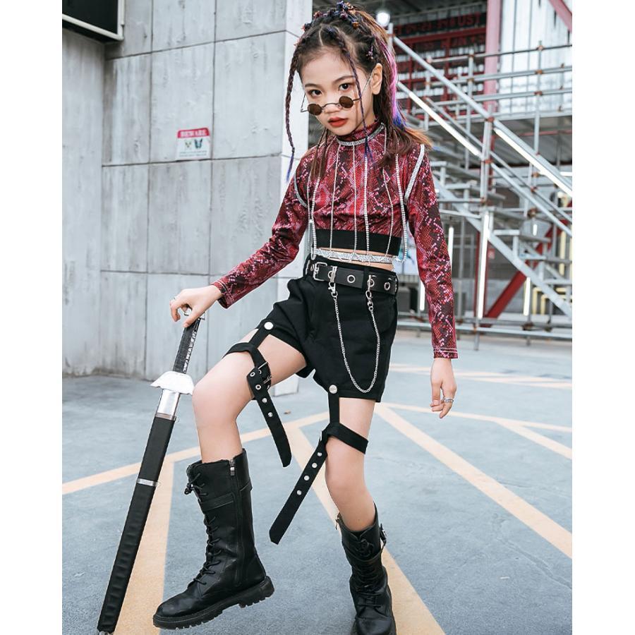 ２点で11o円OFF！【本日限定】チアガール ダンスウェア キッズ ダンス衣装 女子 ガールズ 子供服 ヒップホップ セットアップ HIPHOP ジャズダンス 応援団 チアステージ衣装 練習着