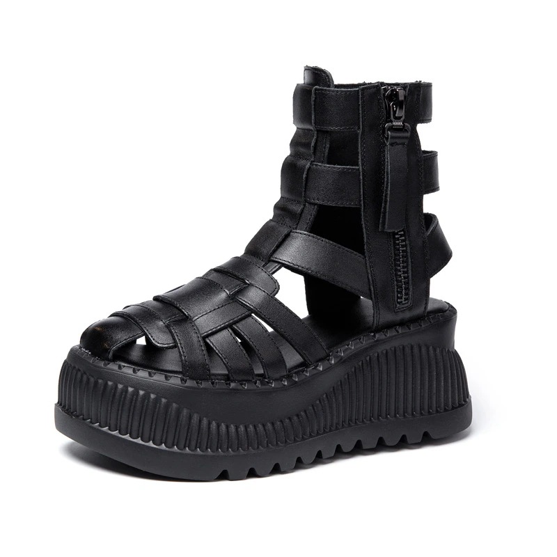 2025夏のサンダル女性百ハイヒール厚底サンダルブーツスロープヒール女性の靴 2025夏のサンダル女性百ハイヒール厚底サンダルブーツスロープヒール女性の靴