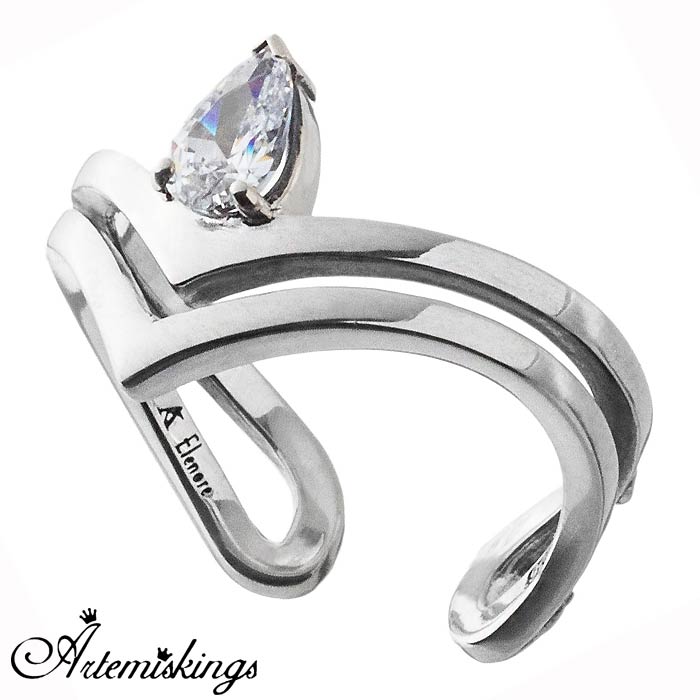 アルテミスキングス ARTEMIS KINGS ティアドロップ V シルバー リング レディース CL EJコラボ AKR0054 AKR0054 アルテミスキングス ARTEMIS KINGS ティアドロップ V シルバー リング レディース CL EJコラボ AKR0054 AKR0054