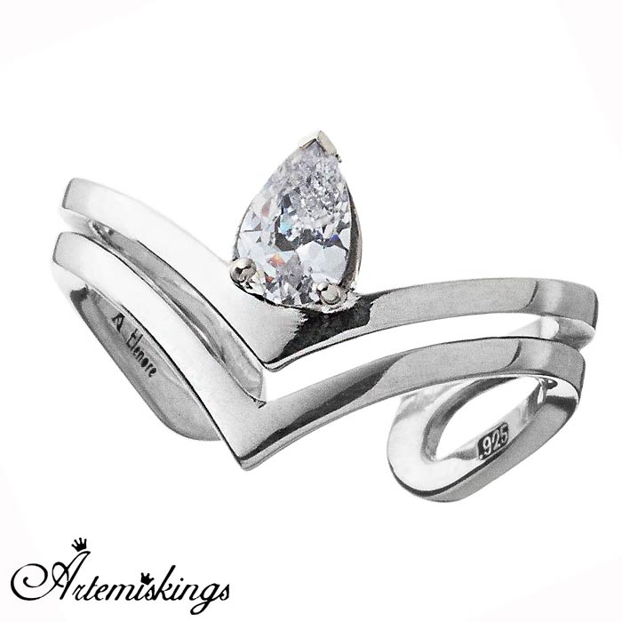 アルテミスキングス ARTEMIS KINGS ティアドロップ V シルバー リング レディース CL EJコラボ AKR0054 AKR0054 アルテミスキングス ARTEMIS KINGS ティアドロップ V シルバー リング レディース CL EJコラボ AKR0054 AKR0054
