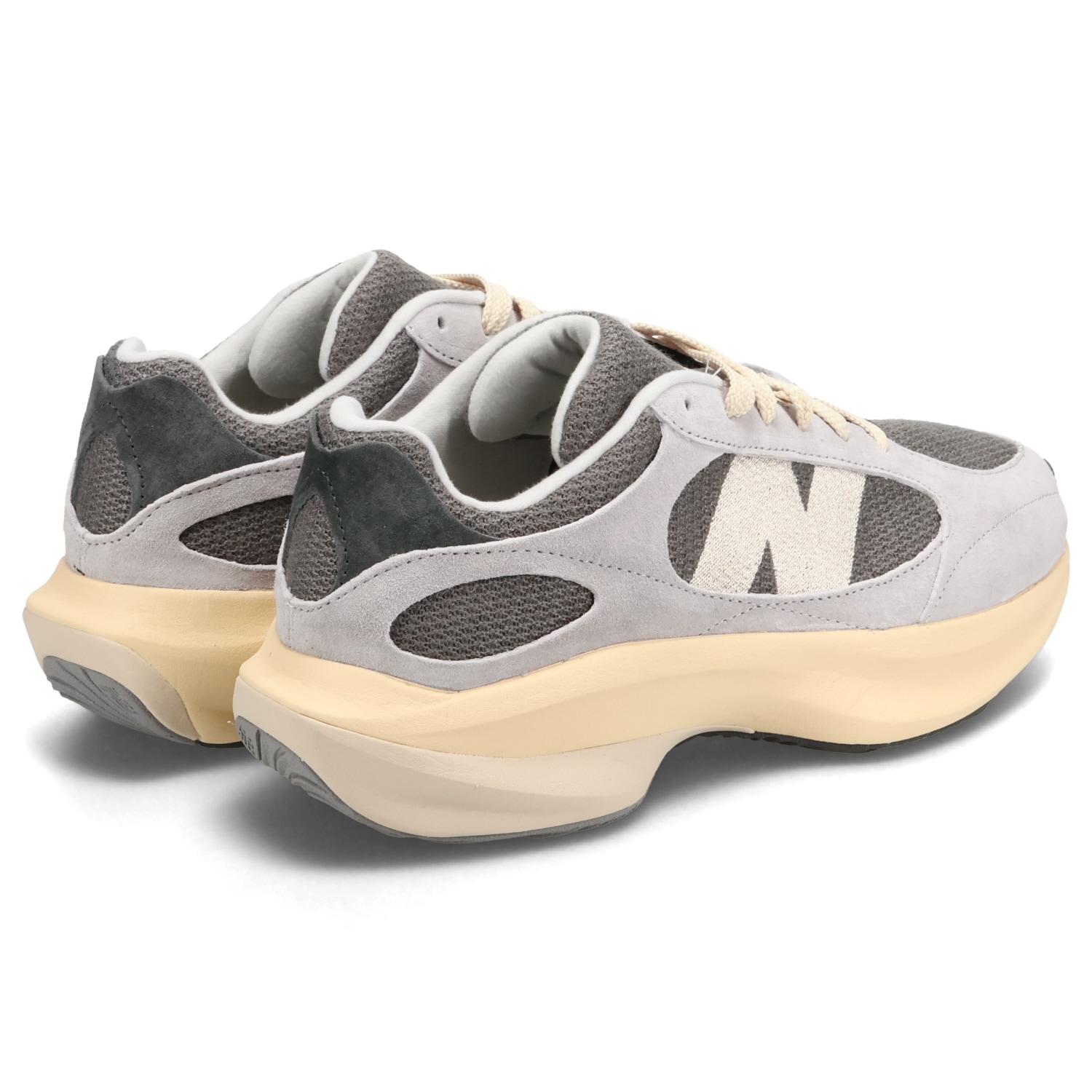 スニーカー メンズ Dワイズ グレー