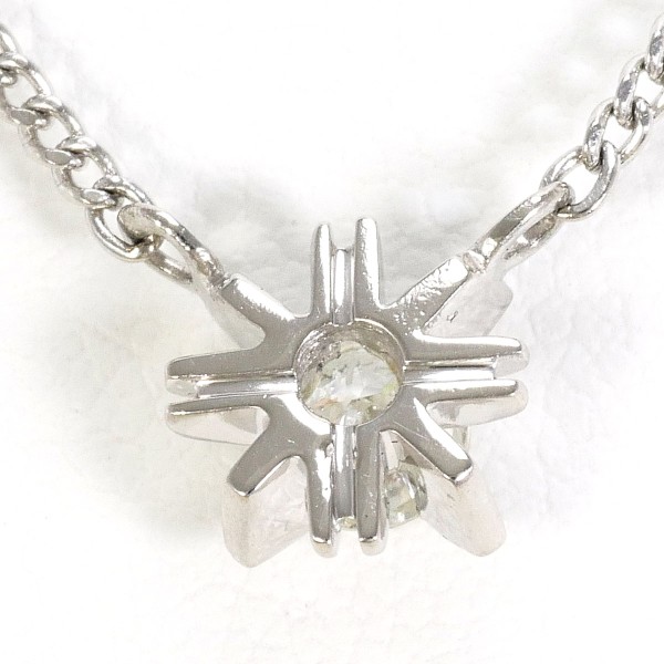 PT850 プラチナ ネックレス ダイヤ 0.22 SI1 鑑定書 約42cm ジュエリー 中古 PT850 プラチナ ネックレス ダイヤ 0.22 SI1 鑑定書 約42cm ジュエリー 中古