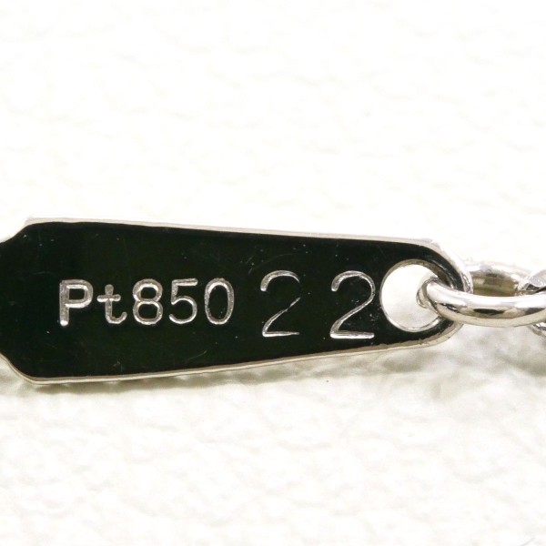 PT850 プラチナ ネックレス ダイヤ 0.22 SI1 鑑定書 約42cm ジュエリー 中古 PT850 プラチナ ネックレス ダイヤ 0.22 SI1 鑑定書 約42cm ジュエリー 中古