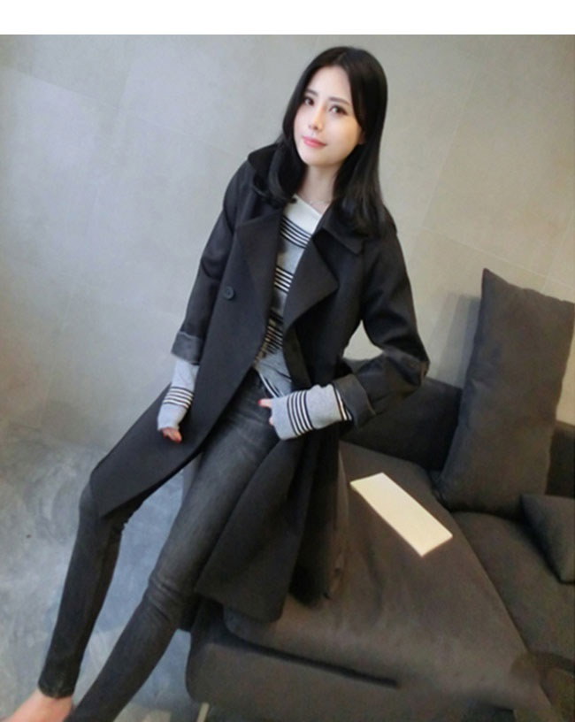 レディース服 女性 秋服 ダブルボタン 韓国風 ファッション コート アウター トレンチコート ロング ブラック カーキ 優雅 ゆったり 通勤 大人 洗練 大きいサイズ レディース服 女性 秋服 ダブルボタン 韓国風 ファッション コート アウター トレンチコート ロング ブラック カーキ 優雅 ゆったり 通勤 大人 洗練 大きいサイズ