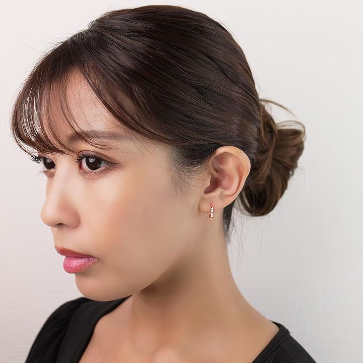 ピアス レディース フープピアス リング 金属アレルギー対応 リングピアス モアサナイト 人気 女性 誕生日プレゼント 記念日(プラチナ) ピアス レディース フープピアス リング 金属アレルギー対応 リングピアス モアサナイト 人気 女性 誕生日プレゼント 記念日(プラチナ)