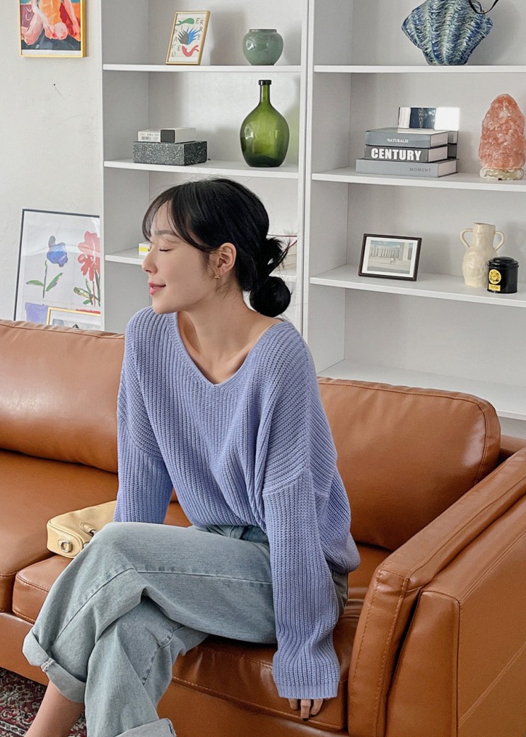 レディース トップス ニット セーター 長袖 Vネック かわいい 大人可愛い きれいめ シンプル カジュアル 上品 おしゃれ かっこいい レトロ こなれ感 ラフ ルーズ トップス ニットソー セーター 長袖 Vネック ニット かわいい