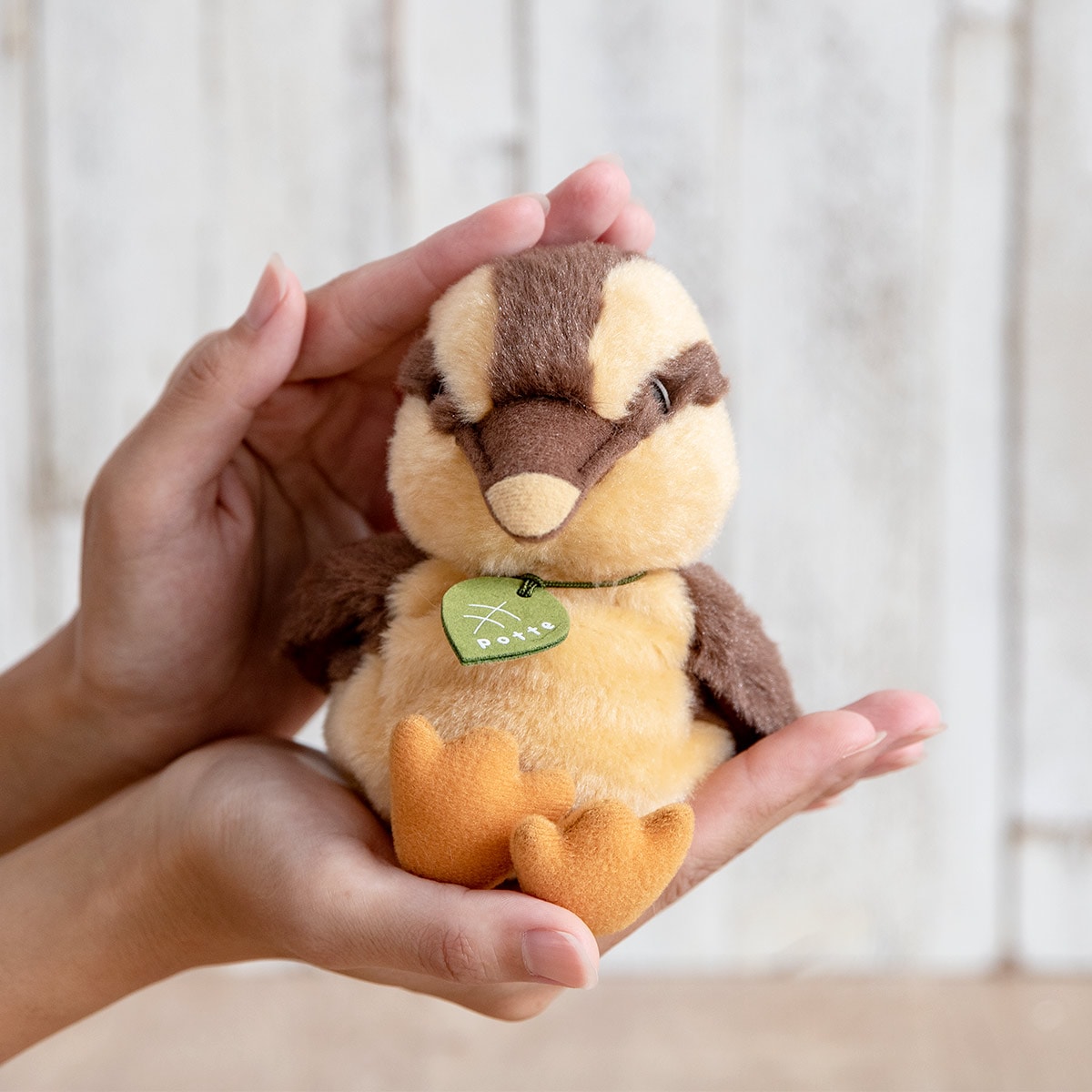 Qoo10] ぬいぐるみ potte カモのひな ヌイ