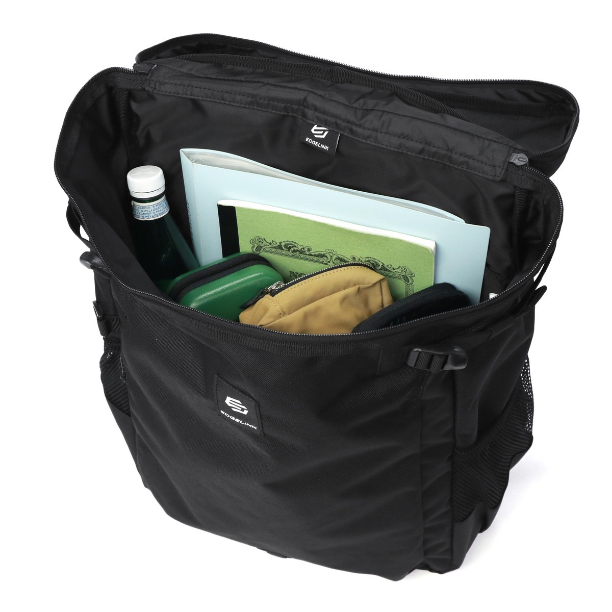 リュック メンズ レディース 大容量 通学 軽量 中学生 高校生 スクエア 撥水 B4 31L PARKWISE Boxpack 60282