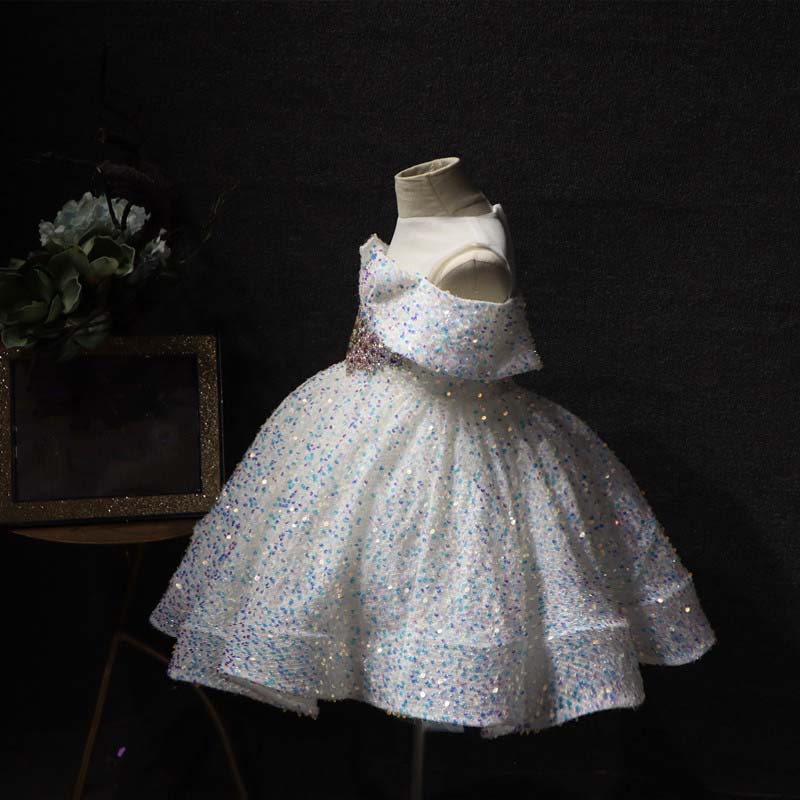 数量限定品子供ドレス 結婚式 秋冬 ノースリーブ グレー ホワイト レッド セレモニードレス リトルプリンセスドレス 女の子 キッズ 小学生 フラワーガール 七五三 演奏会 誕生日 お宮参り ピアノ