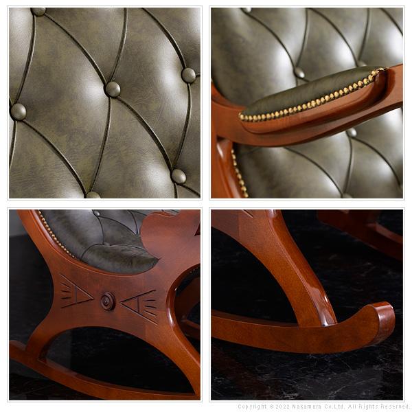 イタリア 家具 ヴェローナクラシック ロッキングチェア-革張り 輸入家具 アンティーク風 イタリア製 おしゃれ 高級感 木製 天然木 リモート 在宅 イタリア 家具 ヴェローナクラシック ロッキングチェア-革張り 輸入家具 アンティーク風 イタリア製 おしゃれ 高級感 木製 天然木 リモート 在宅