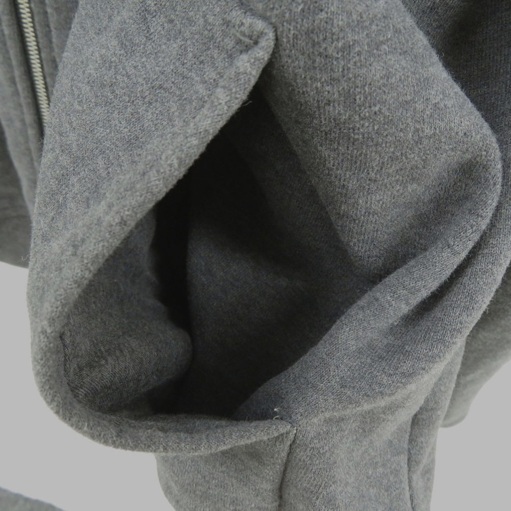 美品 ジップ フード スウェット 647610JA82XL パーカー コットン/コットン グレー 1133【中古】 メンズ