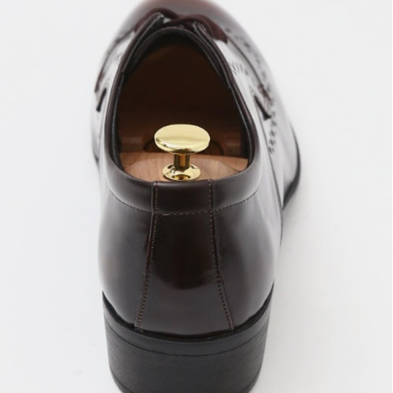 【JFGMALL】4ホールウィングチップスーツシューズロンドンブログブラックブラウン