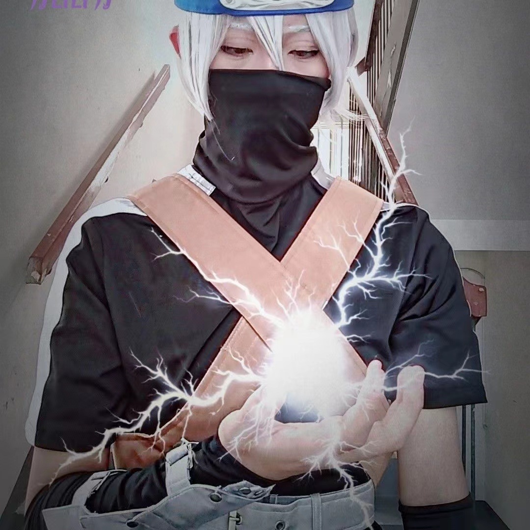 NARUTO -ナルト- はたけ カカシ コスプレ衣装 cosplay 変身 仮装 舞踏会 学園祭 舞台公演 文化祭 漫画展 : 火影忍者 NARUTO 疾風伝 はたけカカシ 風 コスプレ衣装