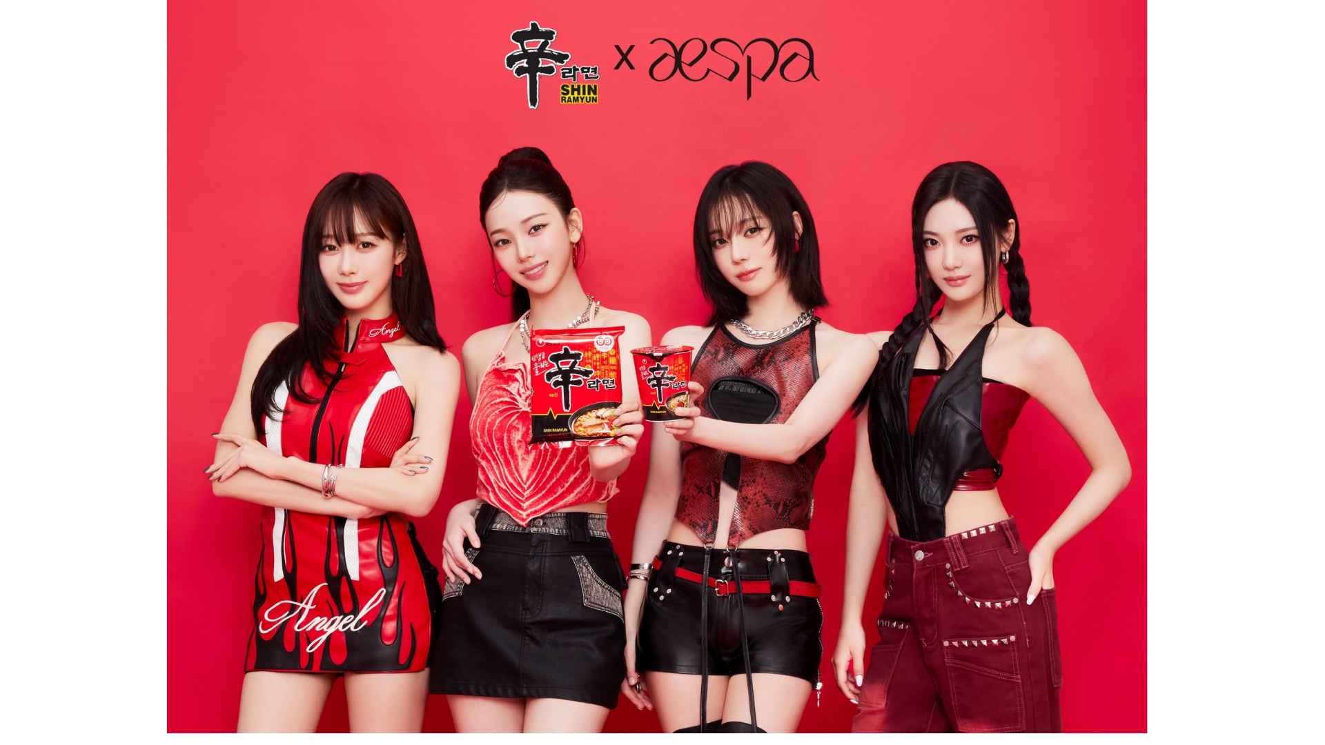 Qoo10] 辛ラーメン [aespaフォトカード4種贈呈] 辛ラ