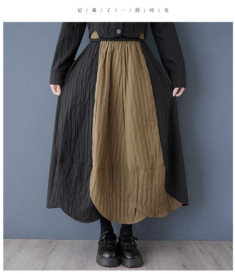 「ファットガール」 2025秋 上下セット ブラウス+スカート ドッキング 大きいサイズ 体型カバー レディース セットアップ メガ割 「ファットガール」 2025秋 上下セット ブラウス+スカート ドッキング 大きいサイズ 体型カバー レディース セットアップ メガ割