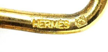 エルメス HERMES カデナ ペリカン 1992年 ゴールド 【中古】(64786)