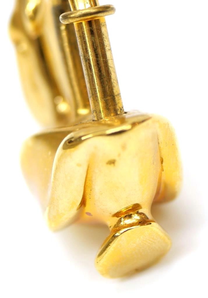 エルメス HERMES カデナ ペリカン 1992年 ゴールド 【中古】(64786)