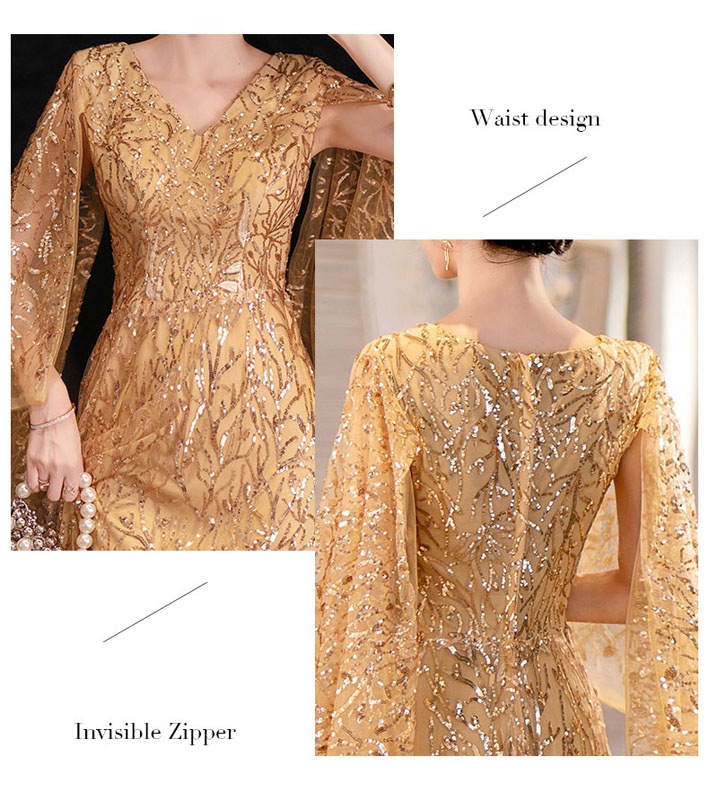 新発売カラードレス ファスナー パーティードレス フォーマルドレス ロングドレス スリット袖 結婚式 二次会 発表会 Vネック ゴールド レッド ネイビー ピンク キラキラ ゲストドレス ウェディング 新発売カラードレス ファスナー パーティードレス フォーマルドレス ロングドレス スリット袖 結婚式 二次会 発表会 Vネック ゴールド レッド ネイビー ピンク キラキラ ゲストドレス ウェディング