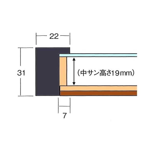 ( 長方形額 ) 横長額 600×300mm 黒 厚みのある作品収納可納 厚み19mmまで 縦横兼用 額 額縁 フレーム ( 長方形額 ) 横長額 600×300mm 黒 厚みのある作品収納可納 厚み19mmまで 縦横兼用 額 額縁 フレーム
