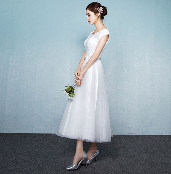 二次会ウェディングドレス結婚式ウェディングドレス披露宴ドレスウエディングドレスミニ