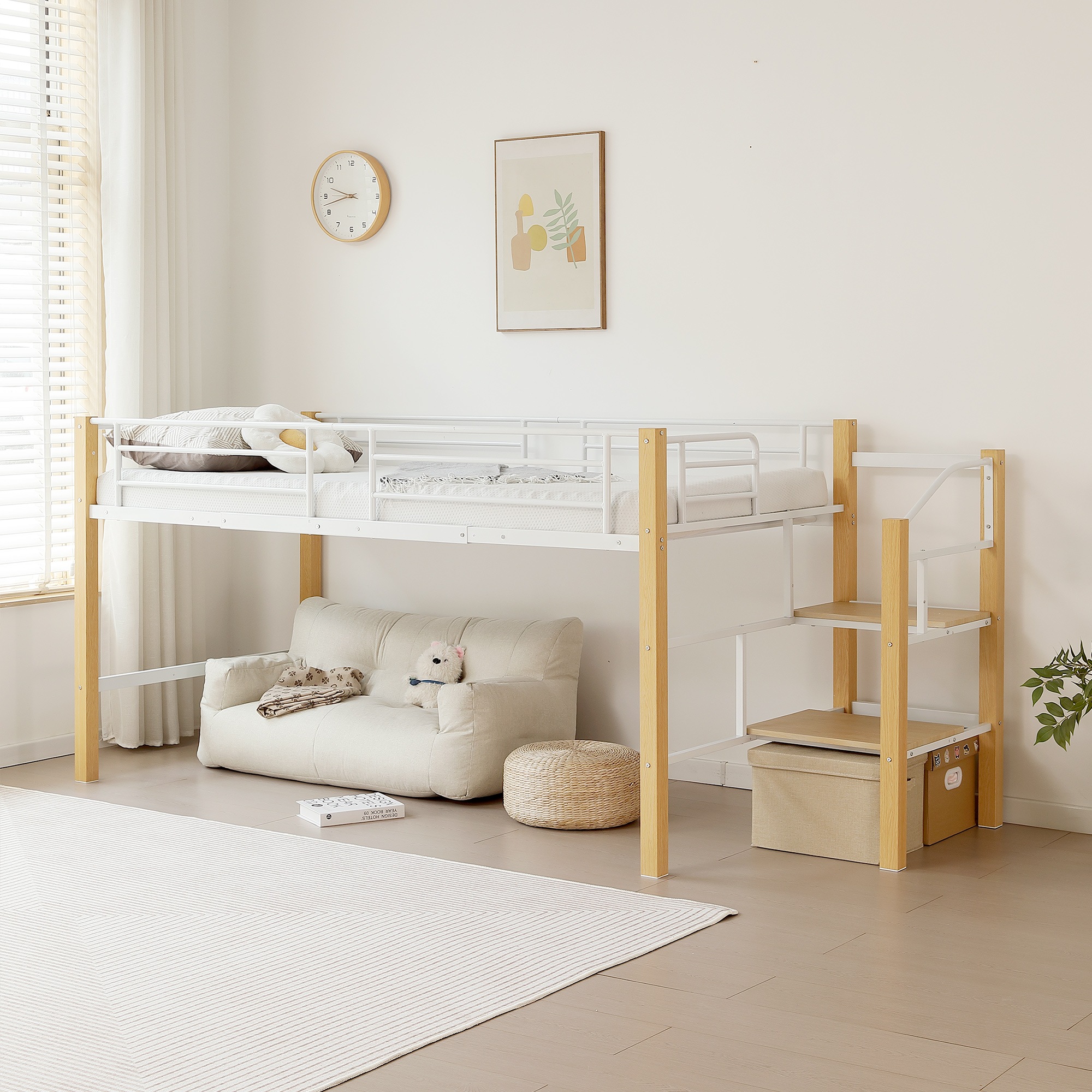 国内発送!ロフトベッドA59ロフトベッド パイプベッド シングル 耐荷重150kg 高さ109m ハイベッド ロフトベッドロータイプ 棚 収納 北欧風 大人 一人暮らし 子供部屋 送.料無料 スチール 国内発送!ロフトベッドA59ロフトベッド パイプベッド シングル 耐荷重150kg 高さ109m ハイベッド ロフトベッドロータイプ 棚 収納 北欧風 大人 一人暮らし 子供部屋 送.料無料 スチール