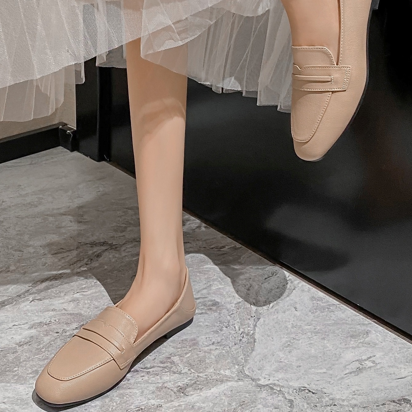 ローファー ローヒール ペニーローファー ブラック 1cmヒール 2way 韓国 レディース オルチャン 黒 歩きやすい 普段使い 存在感 ボーイッシュ 23.0cm 24.5cm ローファー ローヒール ペニーローファー ブラック 1cmヒール 2way 韓国 レディース オルチャン 黒 歩きやすい 普段使い 存在感 ボーイッシュ 23.0cm 24.5cm