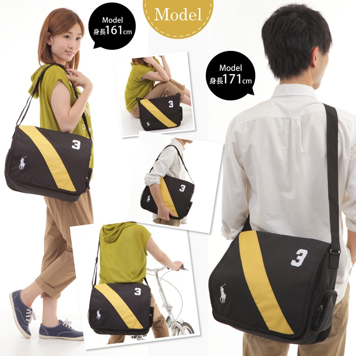 ADHD配達員 2点セットポロラルフローレン　メッセンジャーバッグ Qoo10] POLO Ralph Lauren メッセンジャーバッグ！ポロ ラルフローレ