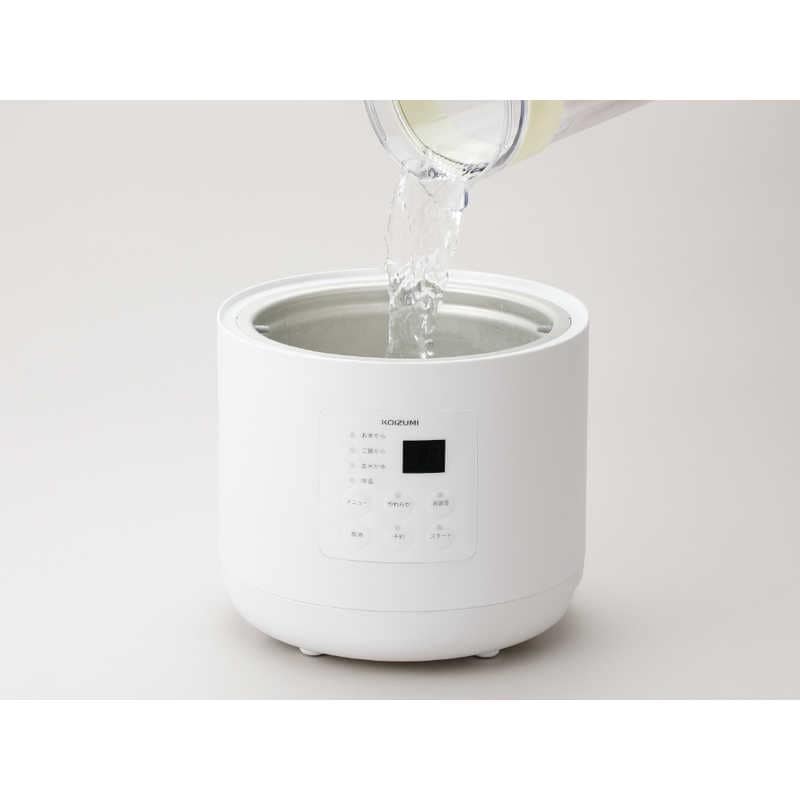 コイズミ　KOIZUMI　おかゆメーカー ホワイト　KSC-0800-W