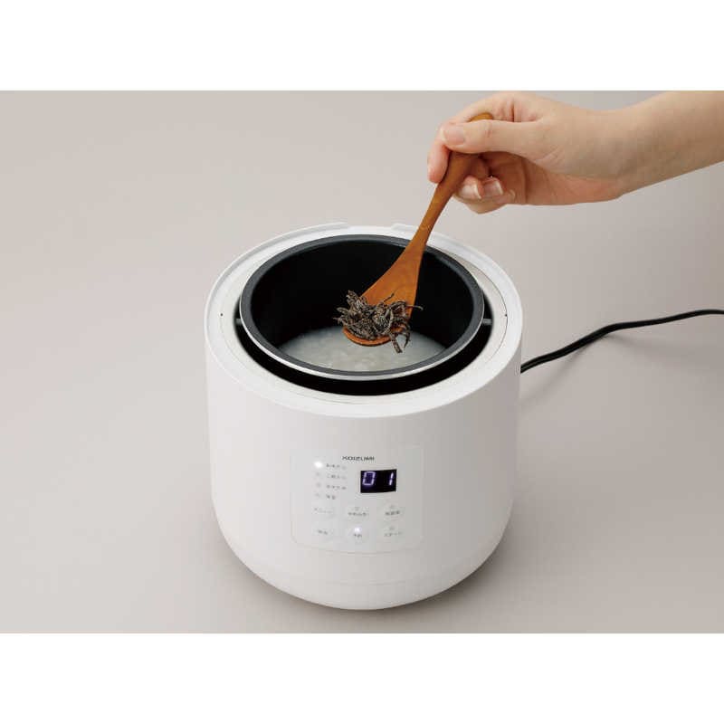 コイズミ　KOIZUMI　おかゆメーカー ホワイト　KSC-0800-W