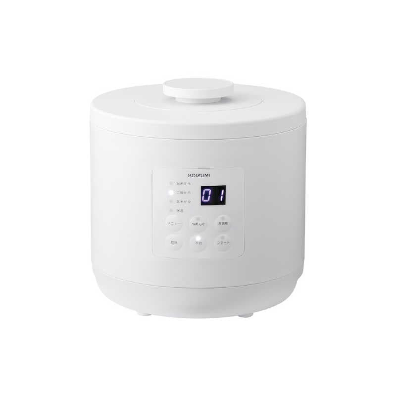 コイズミ　KOIZUMI　おかゆメーカー ホワイト　KSC-0800-W