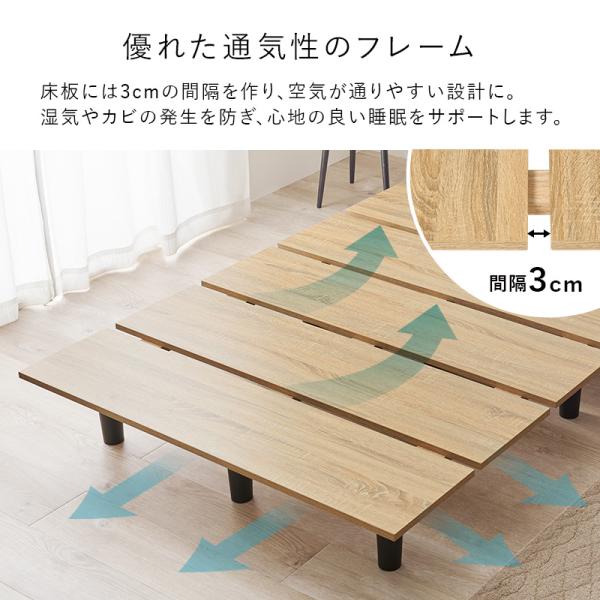 ベッド セミダブルベッド ベット マットレス付き ローベッド セミダブル 棚 コンセント すのこ スノコ ボンネルコイルマットレス付き