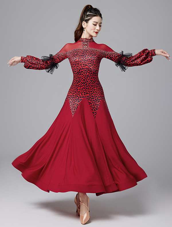 【 2025】社交ダンス ドレス 社交ダンス 衣装 ワンピース モダン スタンダード ルンバ レッスン着 長袖 広がる裾 ヒョウ柄 ワルツ専用 練習着 発表会 ストレッチ 団体 レッド 【 2025】社交ダンス ドレス 社交ダンス 衣装 ワンピース モダン スタンダード ルンバ レッスン着 長袖 広がる裾 ヒョウ柄 ワルツ専用 練習着 発表会 ストレッチ 団体 レッド