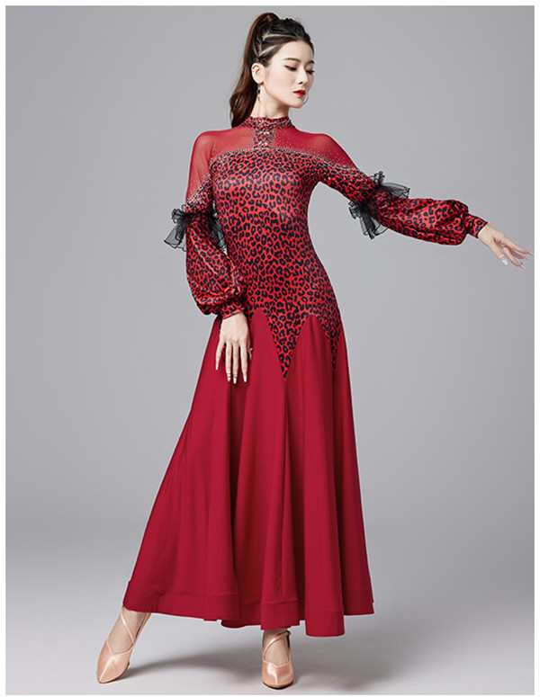 【 2025】社交ダンス ドレス 社交ダンス 衣装 ワンピース モダン スタンダード ルンバ レッスン着 長袖 広がる裾 ヒョウ柄 ワルツ専用 練習着 発表会 ストレッチ 団体 レッド 【 2025】社交ダンス ドレス 社交ダンス 衣装 ワンピース モダン スタンダード ルンバ レッスン着 長袖 広がる裾 ヒョウ柄 ワルツ専用 練習着 発表会 ストレッチ 団体 レッド