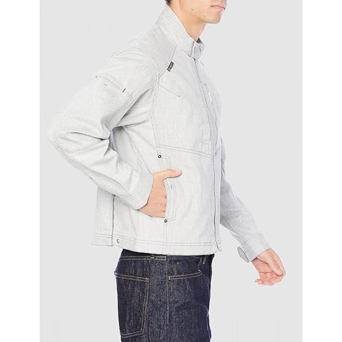 コーコス信岡 GLADIATOR ストレッチ ジャケット アッシュ M GA-3920 ワークウェア 作業着 秋冬用 アジャスター 野帳ポケット 衿スロートタブ 袖マルチ