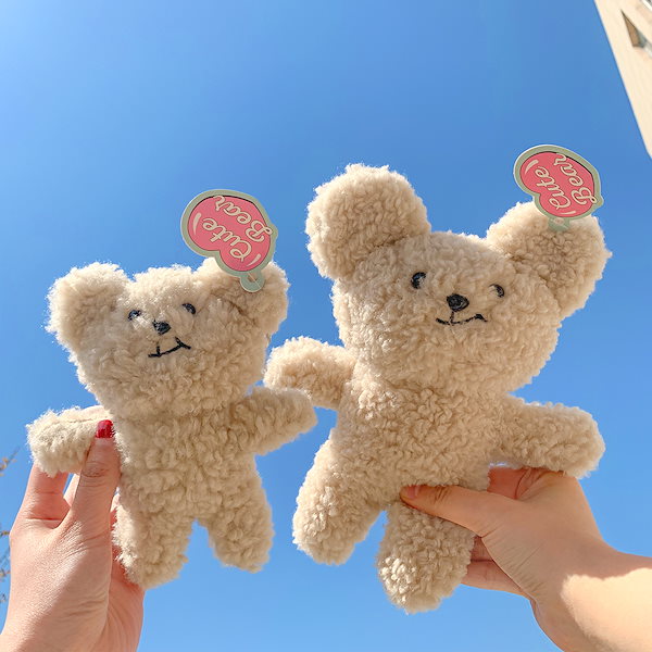 Qoo10] 同じインのと曲がった口のぬいぐるみクマキ