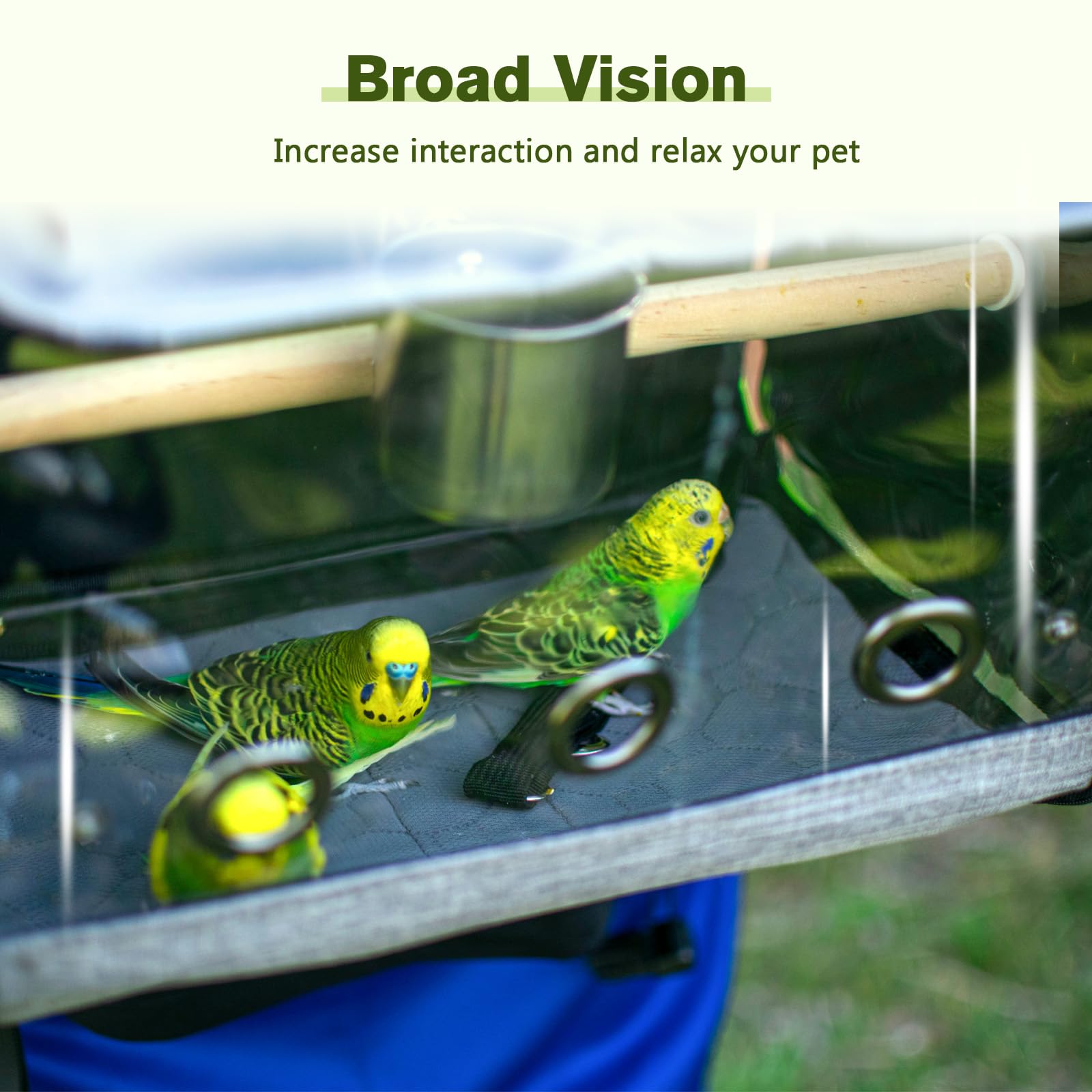 Pecute 鳥用 キャリーバッグ 鳥用 インコ キャリー リュック 鳥用 移動用 外出便利 可視窓付き 高さ調節可能な止まり木付き 餌入れ 防水パッド 軽量 折りたたみ式 散歩旅行避難用の鳥かご Pecute 鳥用 キャリーバッグ 鳥用 インコ キャリー リュック 鳥用 移動用 外出便利 可視窓付き 高さ調節可能な止まり木付き 餌入れ 防水パッド 軽量 折りたたみ式 散歩旅行避難用の鳥かご