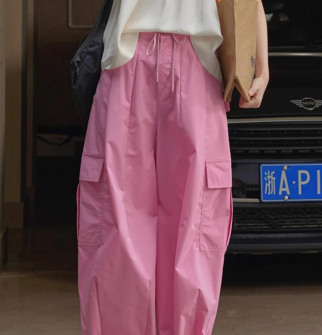 パンツ ボトムス レディース ストレートパンツ ワークパンツ カーゴパンツ 丈長 フルレングス ストリート かわいい シンプル カジュアル おしゃれ かっこいい ラフ メンズライク マニッシュ