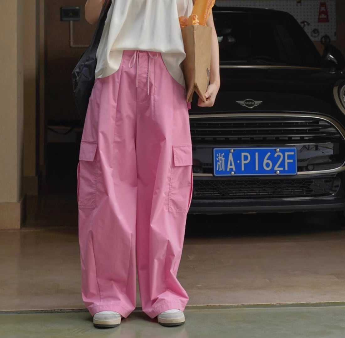 パンツ ボトムス レディース ストレートパンツ ワークパンツ カーゴパンツ 丈長 フルレングス ストリート かわいい シンプル カジュアル おしゃれ かっこいい ラフ メンズライク マニッシュ