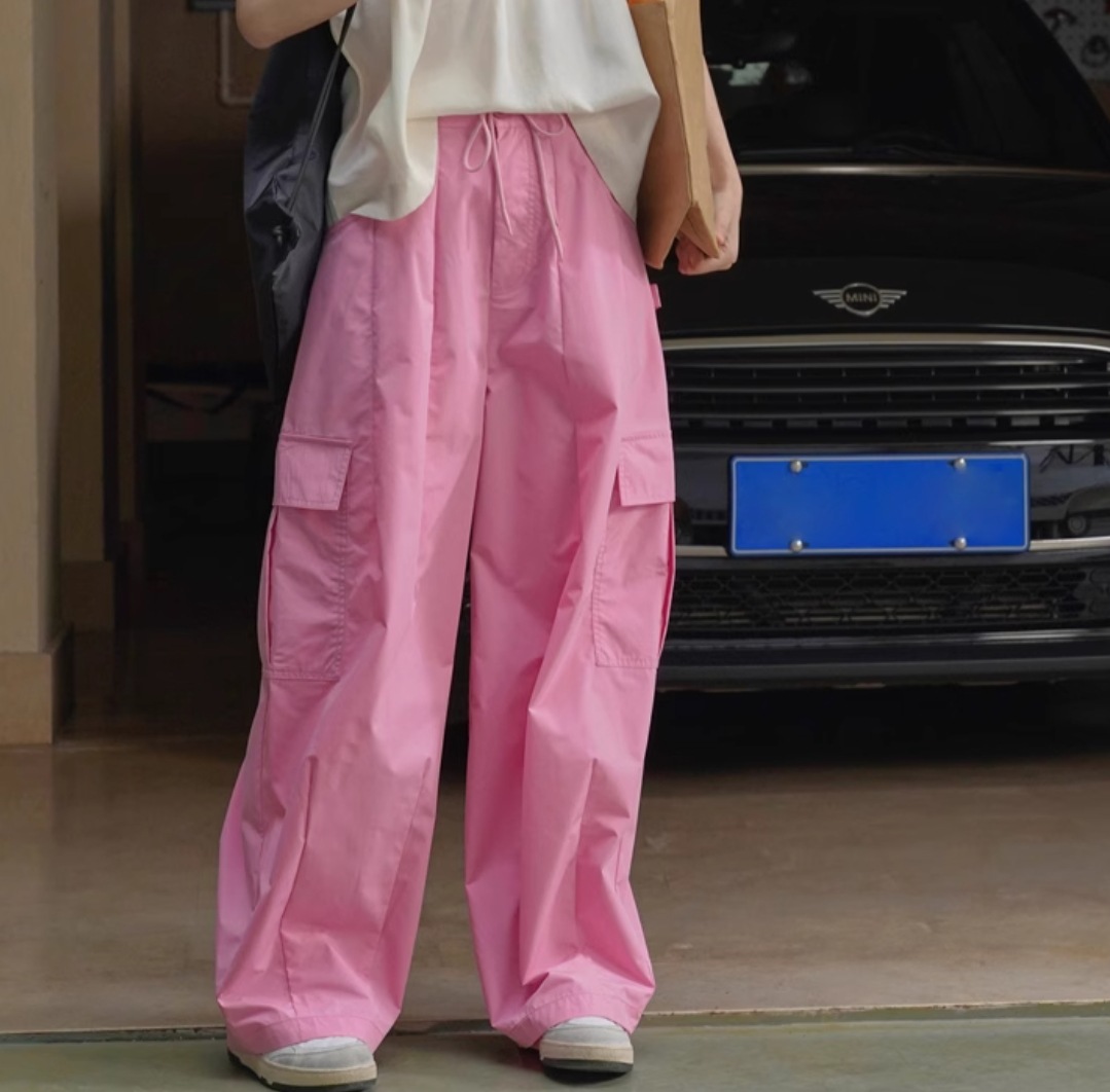 パンツ ボトムス レディース ストレートパンツ ワークパンツ カーゴパンツ 丈長 フルレングス ストリート かわいい シンプル カジュアル おしゃれ かっこいい ラフ メンズライク マニッシュ