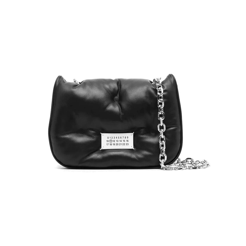 メゾンマルジェラ 25FW グラムスラムフラップチェーンクロスバッグブラック SB1WG0019 P4300 T8013 PCL5008247204 メゾンマルジェラ 25FW グラムスラムフラップチェーンクロスバッグブラック SB1WG0019 P4300 T8013 PCL5008247204