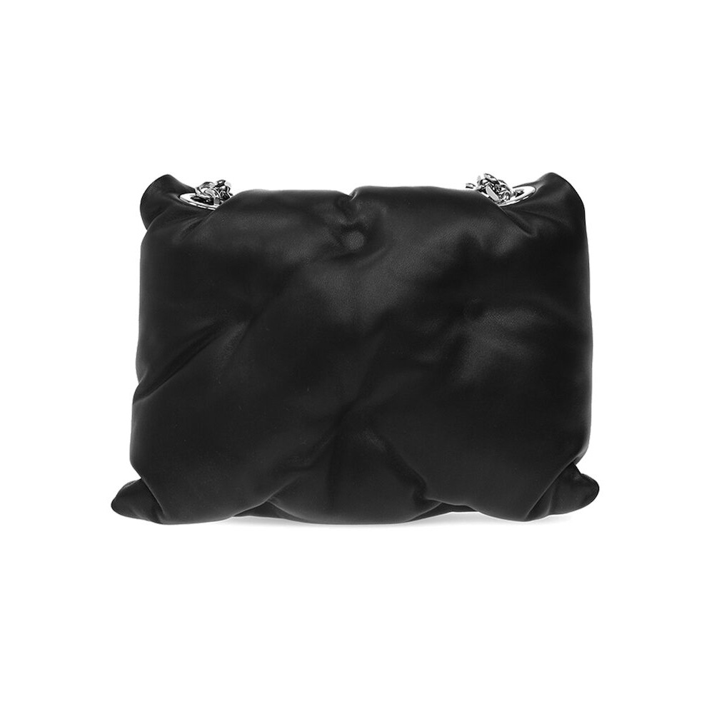 メゾンマルジェラ 25FW グラムスラムフラップチェーンクロスバッグブラック SB1WG0019 P4300 T8013 PCL5008247204 メゾンマルジェラ 25FW グラムスラムフラップチェーンクロスバッグブラック SB1WG0019 P4300 T8013 PCL5008247204