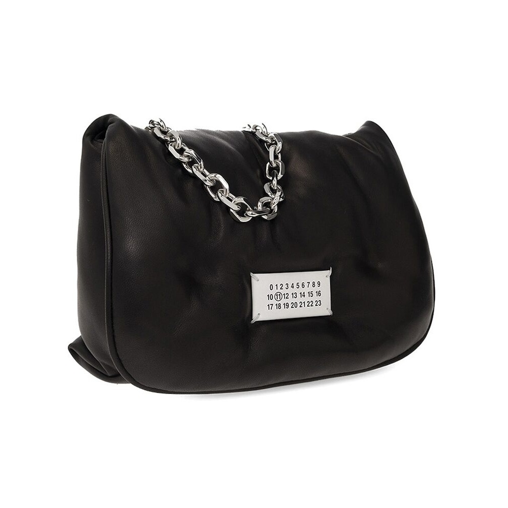 メゾンマルジェラ 25FW グラムスラムフラップチェーンクロスバッグブラック SB1WG0019 P4300 T8013 PCL5008247204 メゾンマルジェラ 25FW グラムスラムフラップチェーンクロスバッグブラック SB1WG0019 P4300 T8013 PCL5008247204
