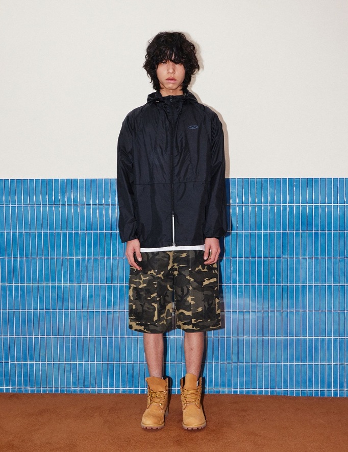 [1993studio] Symbol Logo Sheer Windbreaker