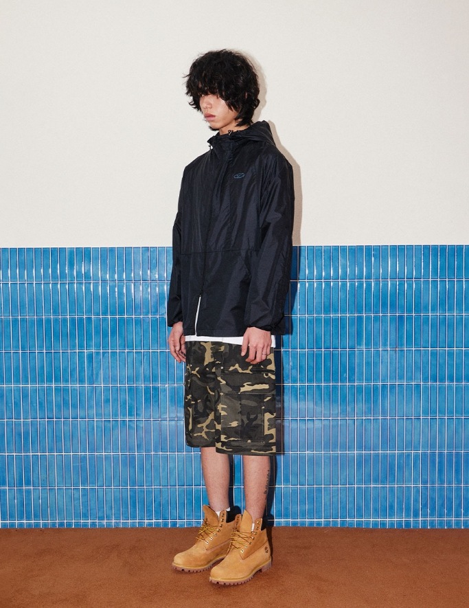 [1993studio] Symbol Logo Sheer Windbreaker