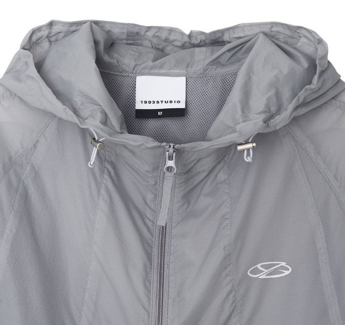 [1993studio] Symbol Logo Sheer Windbreaker