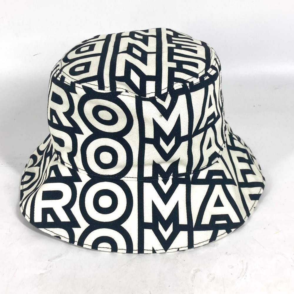ハット FXQ910 ロゴ 総柄 マークジェイコブス MARC JACOBS コラボ ハット帽 帽子 バケットハット ボブハット コットン ホワイト ハット FXQ910 ロゴ 総柄 マークジェイコブス MARC JACOBS コラボ ハット帽 帽子 バケットハット ボブハット コットン ホワイト