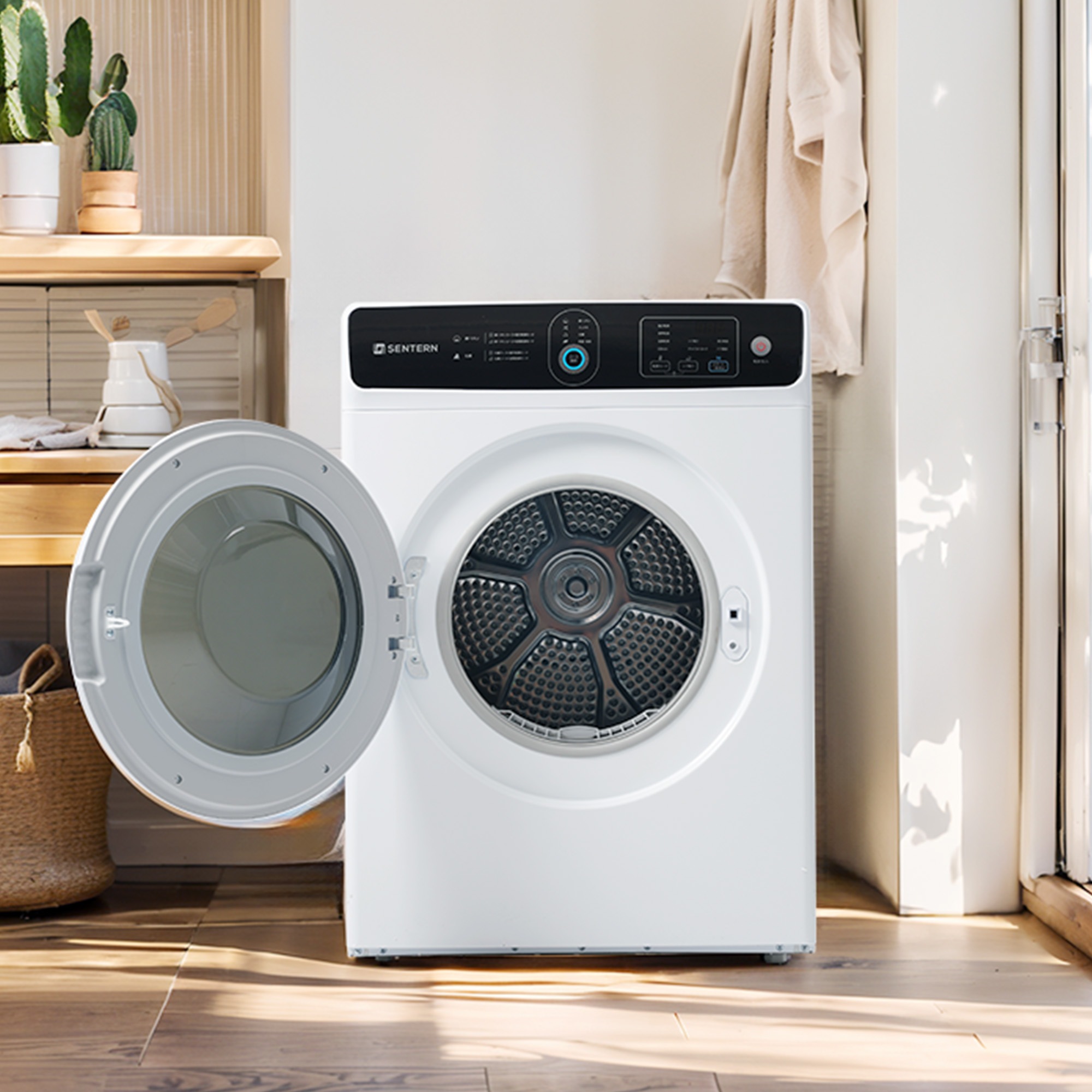 G24衣類乾燥機 8kg 家庭用 大容量 除菌 シワ取り 衣類乾燥 衣類 乾燥 1人暮らし 1人用 2人用 3人用 4人用 ドラム式 布団乾燥 湿気対策 梅雨 カビ対策 花粉 洋服 やさしく乾燥 おし